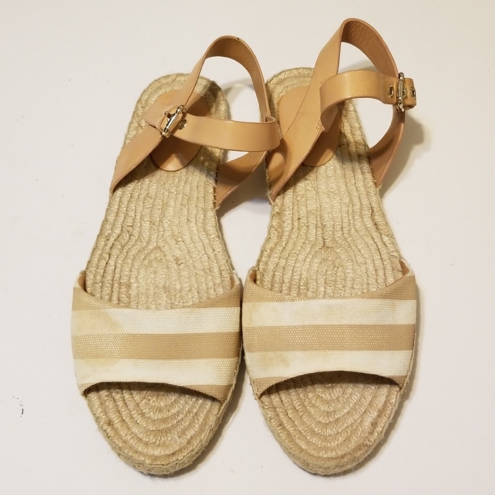 COACH tan Espadrilles Size 11 NEW